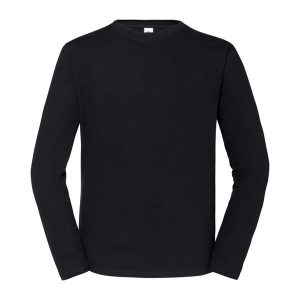 Koszulka Z Długim Rękawem Unisex Dla Dorosłych Iconic 195. Niebieskie bluzki FRUIT OF THE LOOM, s, bez wzorów, sportowe, bez kołnierzyka, bez ramiączek. Za 74,99 zł.
