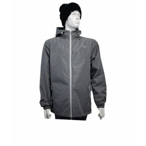 Kurtka wodoodporna Élémenterre Bragg. Szare kurtki Elementerre, l, bez wzorów, z softshellu, bez kaptura. Za 284,50 zł.