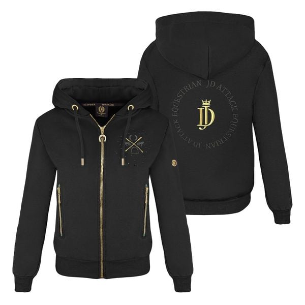 Bluza rozpinana JD ATTACK Holly. Czarne bluzy JD ATTACK, bez wzorów, bez kaptura. Za 239,00 zł.