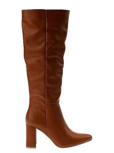 Bellucci Kozaki w kolorze jasnobrązowym rozmiar: 38. Brązowe kozaki Bellucci, na zimę, bez wzorów, bez obcasa, bez zapięcia. Za 157,95 zł.