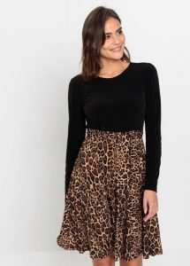 Sukienka mini. Czarne sukienki bonprix, bez wzorów, bez kołnierzyka, bez ramiączek, mini. Za 169,99 zł.