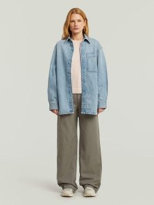 G-Star Dżinsy - Loose fit - w kolorze khaki rozmiar: W33/L32. Brązowe jeansy G-Star, bez wzorów, z podwyższonym stanem. Za 246,95 zł.