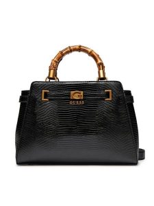 Guess Torebka HWKB95 06060 Czarny. Czarne torebki klasyczne Guess, z aplikacjami, ze skóry, bez dodatków. Za 569,99 zł.