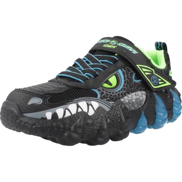 Buty SKECHERS SAURUS LIGHTS 2.0 Czarny. Czarne buty trekkingowe Skechers, z syntetyku, bez zapięcia. Za 280,99 zł.