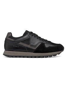Geox Sneakersy "Ponente" w kolorze antracytowo-czarnym rozmiar: 45. Czarne trampki Geox, bez wzorów, bez zapięcia. Za 294,95 zł.