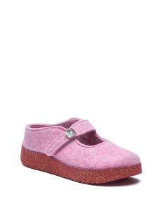 Comfortfusse Kapcie w kolorze jasnoróżowym rozmiar: 38. Różowe kapcie Comfortfüße, bez wzorów, z materiału. Za 260,99 zł.