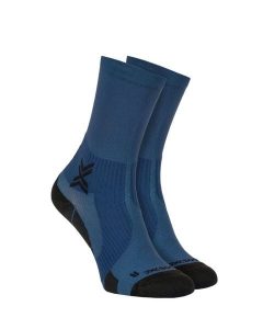 Skarpety X-Socks Run Perform Crew Blue Black. Czarne skarpetki X-Socks, bez wzorów. Za 78,00 zł.