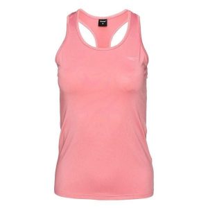 Tank Top Damski Bez Rękawów Hala. Czerwone topy Hi-tec, bez wzorów, bez kołnierzyka, bez ramiączek. Za 66,99 zł.