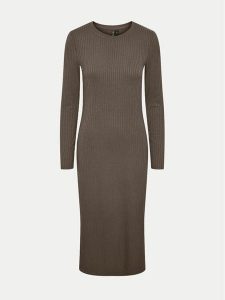Pieces Sukienka codzienna Kylie 17126214 Brązowy Slim Fit. Brązowe kombinezony Pieces, m, bez wzorów, z syntetyku, bez kołnierzyka, bez ramiączek. Za 79,99 zł.
