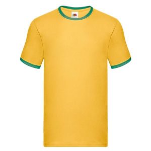 Bawełniana Koszulka Unisex Dla Dorosłych. Brązowe bluzki FRUIT OF THE LOOM, xl, bez wzorów, z bawełny, sportowe, bez kołnierzyka, bez ramiączek. Za 43,99 zł.