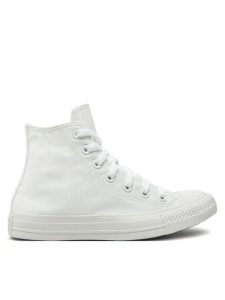 Converse Trampki Chuck Taylor All Star Classic 1U646 W Biały. Białe trampki Converse, bez wzorów, z materiału, bez zapięcia. Za 249,99 zł.