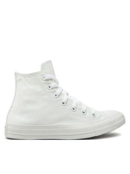 Converse Trampki Chuck Taylor All Star Classic 1U646 W Biały. Białe trampki Converse, bez wzorów, z materiału, bez zapięcia. Za 349,99 zł.