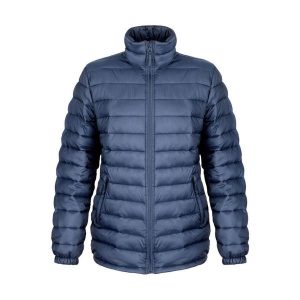 Damska kurtka puchowa Result Ice Bird Padded. Niebieskie kurtki RESULT, bez wzorów, z puchu, bez kaptura. Za 241,00 zł.