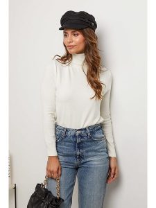 Soft Cashmere Golf w kolorze kremowym rozmiar: 38/40. Brązowe golfy Soft Cashmere, bez wzorów, z kaszmiru. Za 92,21 zł.