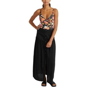 Spódnica Damska O'Neill Alofa Maxi. Czarne spódnice O'Neill, bez wzorów, z materiału, boho, maxi. Za 319,00 zł.