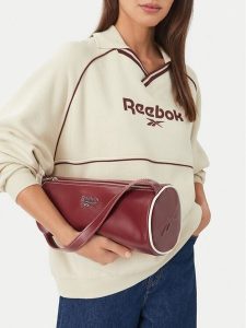 Reebok Torebka CWBEO-RBK-L-001-10 Bordowy. Czerwone torebki klasyczne Reebok, bez wzorów, ze skóry, bez dodatków. Za 129,99 zł.