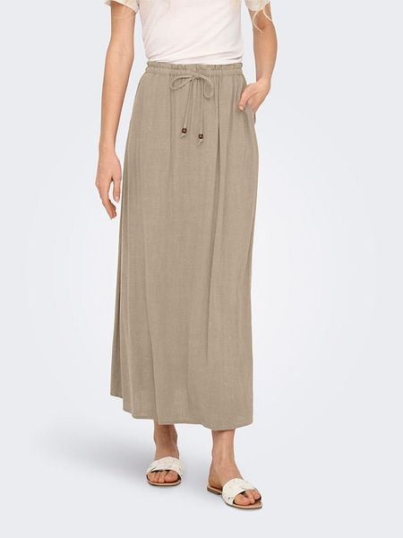 ONLY Spódnica w kolorze szarobrązowym rozmiar: S. Brązowe spódnice ONLY, s, bez wzorów, maxi. Za 87,19 zł.