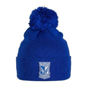 Czapka zimowa Lech Poznań z herbem klubu. Czapki KKS LECH POZNAŃ, bez wzorów, sportowe. Za 49,99 zł.