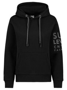 Sublevel Bluza "Mia" w kolorze czarnym rozmiar: XS. Czarne bluzy Sublevel, xs, bez wzorów, z kapturem. Za 87,81 zł.
