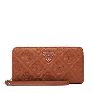 Portfel Guess. Brązowe portfele Guess, z aplikacjami. Za 249,99 zł.
