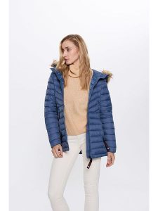 CANADA weather gear Kurtka zimowa w kolorze niebieskim rozmiar: XL. Niebieskie kurtki CANADA weather gear, na zimę, xl, bez wzorów, z puchu, bez kaptura. Za 305,98 zł.