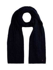 Tommy Hilfiger szalik z dzianiny z zawartością alpaki Kobiety Sztuczne włókno niebieski, ONE SIZE. Niebieskie szaliki TOMMY HILFIGER, na zimę, bez wzorów, z dzianiny. Za 259,95 zł.