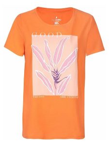 LIEBLINGSSTÜCK Koszulka "Daliah" w kolorze pomarańczowym rozmiar: 4XL. Pomarańczowe bluzki LIEBLINGSSTÜCK, xl, bez wzorów, z bawełny, bez kołnierzyka, bez ramiączek. Za 136,13 zł.