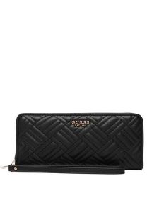 Guess Portfel Sally Slg SWQG99 21146 Czarny. Czarne portfele Guess, z aplikacjami, ze skóry. Za 299,99 zł.