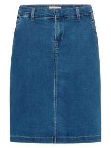 Cream Spódnica dżinsowa w kolorze niebieskim rozmiar: 34. Niebieskie spódnice Cream, na co dzień, bez wzorów, midi. Za 130,99 zł.