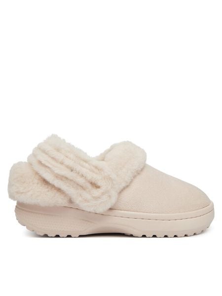 Crocs Klapki Classic Unfurgettable Vegan Suede Clog 212106 Brązowy. Brązowe klapki Crocs, bez wzorów, z tworzywa sztucznego, bez obcasa. Za 299,99 zł.