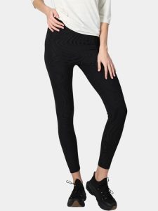 Legginsy damskie Luhta Eriksen. Brązowe legginsy Luhta, bez wzorów, z elastanu. Za 369,00 zł.