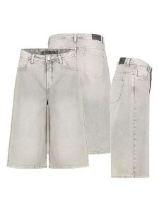 Sublevel Bermudy dżinsowe w kolorze jasnoszarym rozmiar: XXL. Szare szorty Sublevel, z aplikacjami, z bawełny, klasyczne. Za 113,99 zł.