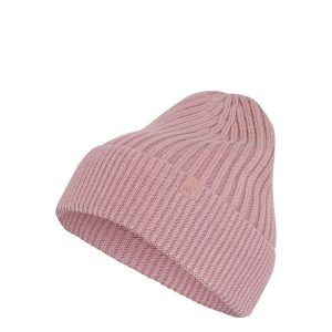 CZAPKA WASHED BEANIE. Fioletowe czapki ADIDAS, bez wzorów, z bawełny, eleganckie. Za 129,00 zł.