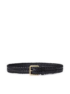 LAUREN RALPH LAUREN Pasek 412968766001 Czarny. Czarne paski Lauren Ralph Lauren, bez wzorów, ze skóry. Za 297,99 zł.