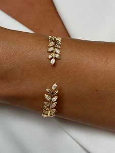ÔNESSA Bransoletka z cyrkoniami rozmiar: onesize. Żółte bransoletki ÔNESSA, z cyrkonią, z mosiądzu. Za 119,95 zł.