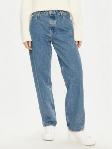 Calvin Klein Jeans Jeansy 90's J20J224552 Niebieski Loose Fit. Niebieskie jeansy Calvin Klein Jeans, bez wzorów, z bawełny. Za 239,99 zł.