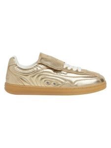 Pepe Jeans FOOTWEAR Skórzane sneakersy w kolorze złotym rozmiar: 40. Żółte trampki Pepe Jeans FOOTWEAR, bez wzorów, z jeansu, bez zapięcia. Za 198,56 zł.