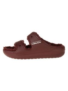 Crocs Klapki "Classic" w kolorze czerwonym rozmiar: 42/43. Czerwone klapki Crocs, bez wzorów, z otwartym noskiem, bez obcasa. Za 144,92 zł.