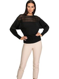 Heine Sweter w kolorze czarnym rozmiar: 38. Czarne swetry oversize Heine, bez wzorów, bez ramiączek. Za 65,85 zł.