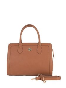 CXL by Christian Lacroix Skórzana torebka "Riley" w kolorze jasnobrązowym - 32 x 32 x 15 cm rozmiar: onesize. Brązowe torebki klasyczne CXL by Christian Lacroix, bez wzorów, z materiału, przez ramię, bez dodatków. Za 404,99 zł.