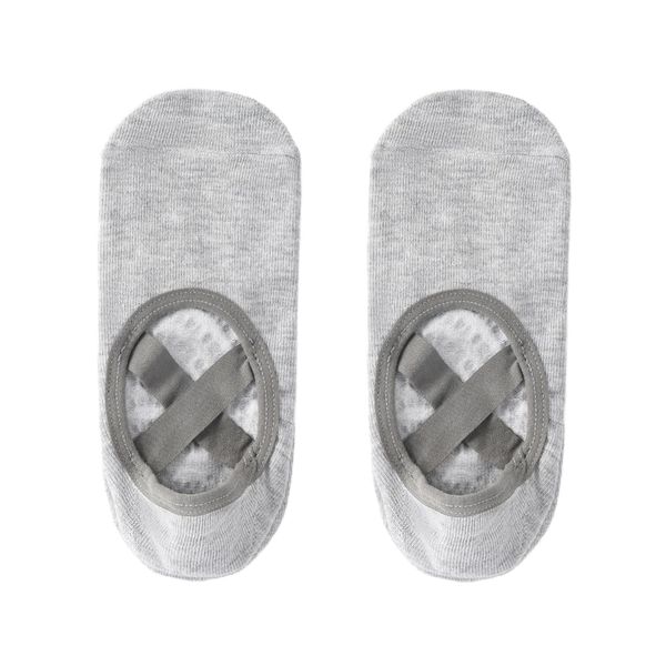 Skarpetki do jogi i pilatesu myga Gripped. Szare skarpetki MYGA, bez wzorów. W wyprzedaży za 39,00 zł.