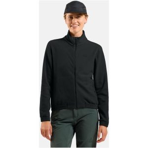 Bluza bez kaptura rozpinana Odlo Mid layer full zip CLASSIC FLEECE. Czarne bluzy ODLO, bez wzorów, bez kaptura. Za 359,99 zł.