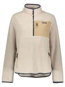 Sublevel Bluza polarowa w kolorze kremowym rozmiar: S. Brązowe bluzy Sublevel, s, bez wzorów, z polaru, bez kaptura. Za 101,23 zł.