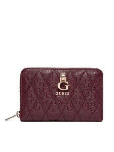 Guess Portfel Tamara Slg SWGG23 23140 Bordowy. Czerwone portfele Guess, z aplikacjami, ze skóry. Za 264,99 zł.