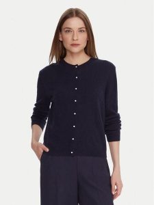 United Colors Of Benetton Kardigan 1002D501U Granatowy Regular Fit. Niebieskie kardigany United Colors of Benetton, z wełny. Za 369,99 zł.