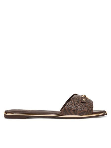 Aldo Klapki Alamassi 14190496 Brązowy. Brązowe klapki ALDO, bez wzorów, ze skóry, bez obcasa. Za 229,99 zł.