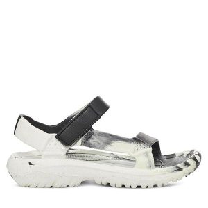 Sandały Teva. Czarne buty trekkingowe Teva, bez wzorów, bez obcasa, bez zapięcia. Za 129,99 zł.