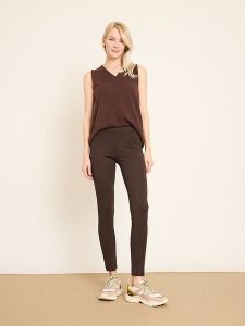 BGN Legginsy w kolorze brązowym rozmiar: 40. Brązowe legginsy BGN, bez wzorów, z podwyższonym stanem. Za 143,99 zł.