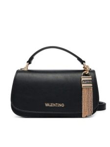 Valentino Torebka Iride VBS9OU09 Czarny. Czarne torebki klasyczne Valentino, bez wzorów, ze skóry, bez dodatków. Za 619,99 zł.