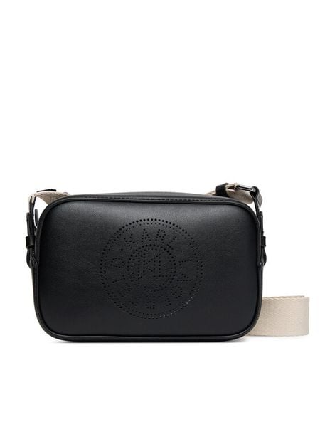 KARL LAGERFELD Torebka A3W30310 Czarny. Czarne listonoszki KARL LAGERFELD, bez wzorów, ze skóry, bez dodatków. Za 579,99 zł.